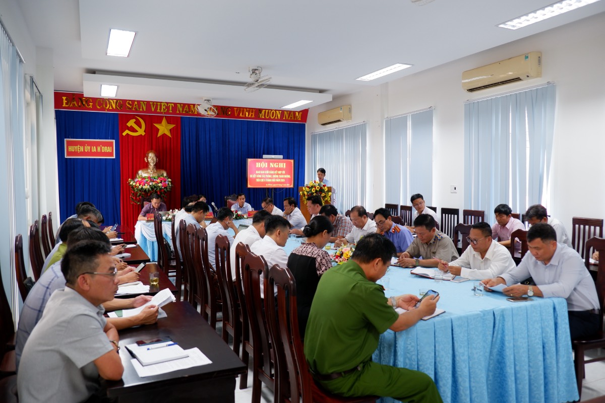 Hội nghị giao ban khối Đảng kết hợp với Sơ kết công tác phòng, chống tham nhũng, tiêu cực 6 tháng đầu năm 2024
