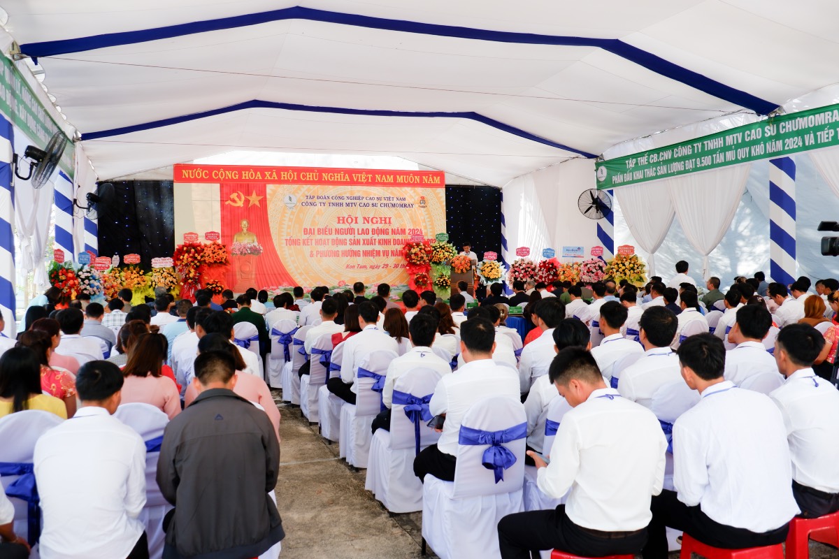 Công ty TNHH MTV Cao su Chư Mom Ray tổ chức Hội nghị Đại biểu Người lao động năm 2024