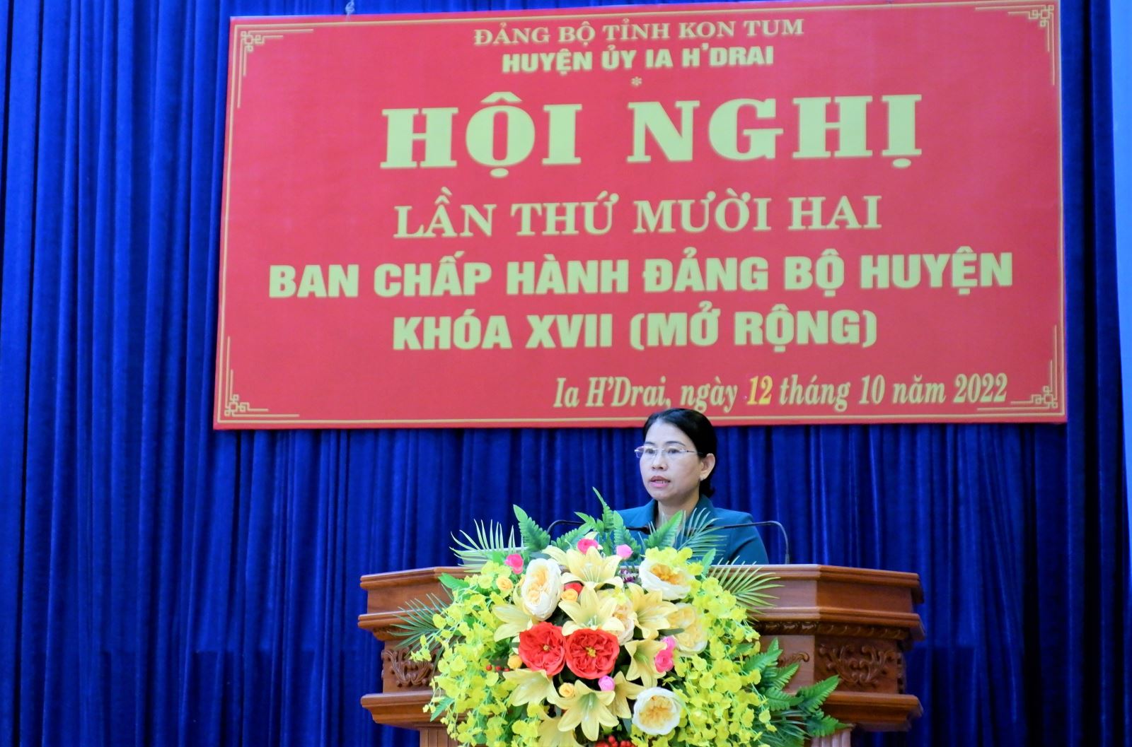 Khai mạc hội nghị Ban Chấp hành Đảng bộ huyện lần thứ 12, khóa XVII (Mở rộng)