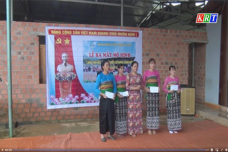 Huyện Ia H'Drai ra mắt mô hình “Làng phụ nữ DTTS nông thôn mới” …