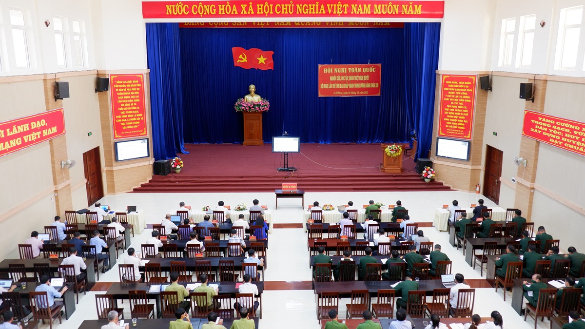 Hội nghị nghiên cứu, học tập, quán triệt Nghị quyết Hội nghị lần thứ 8 Ban Chấp hành Trung ương Đảng khóa XIII