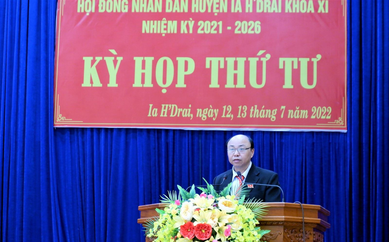 Khai mạc Kỳ họp thứ tư HĐND huyện Ia H'Drai khóa XI, nhiệm kỳ 2021-2026