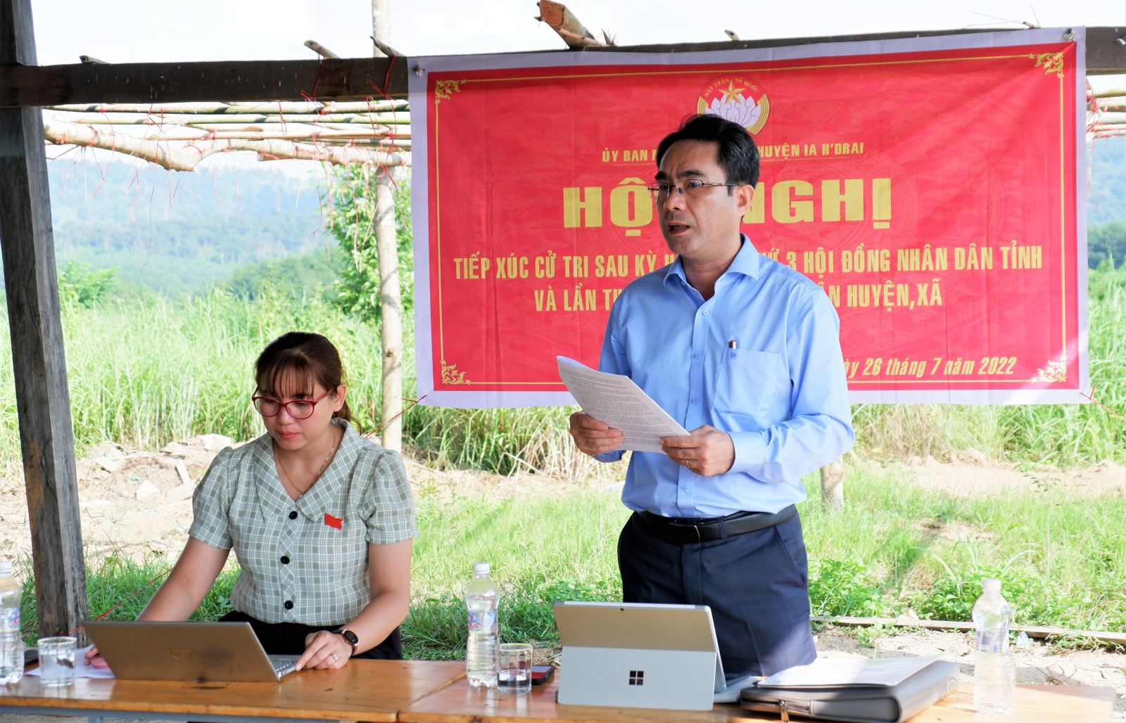 Tổ đại biểu HĐND tỉnh, huyện tiếp xúc cử tri tại xã Ia Tơi
