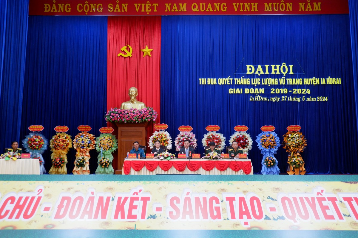 Huyện Ia H’Drai tổ chức thành công Đại hội thi đua quyết thắng lực lượng vũ trang giai đoạn 2019 – 2024