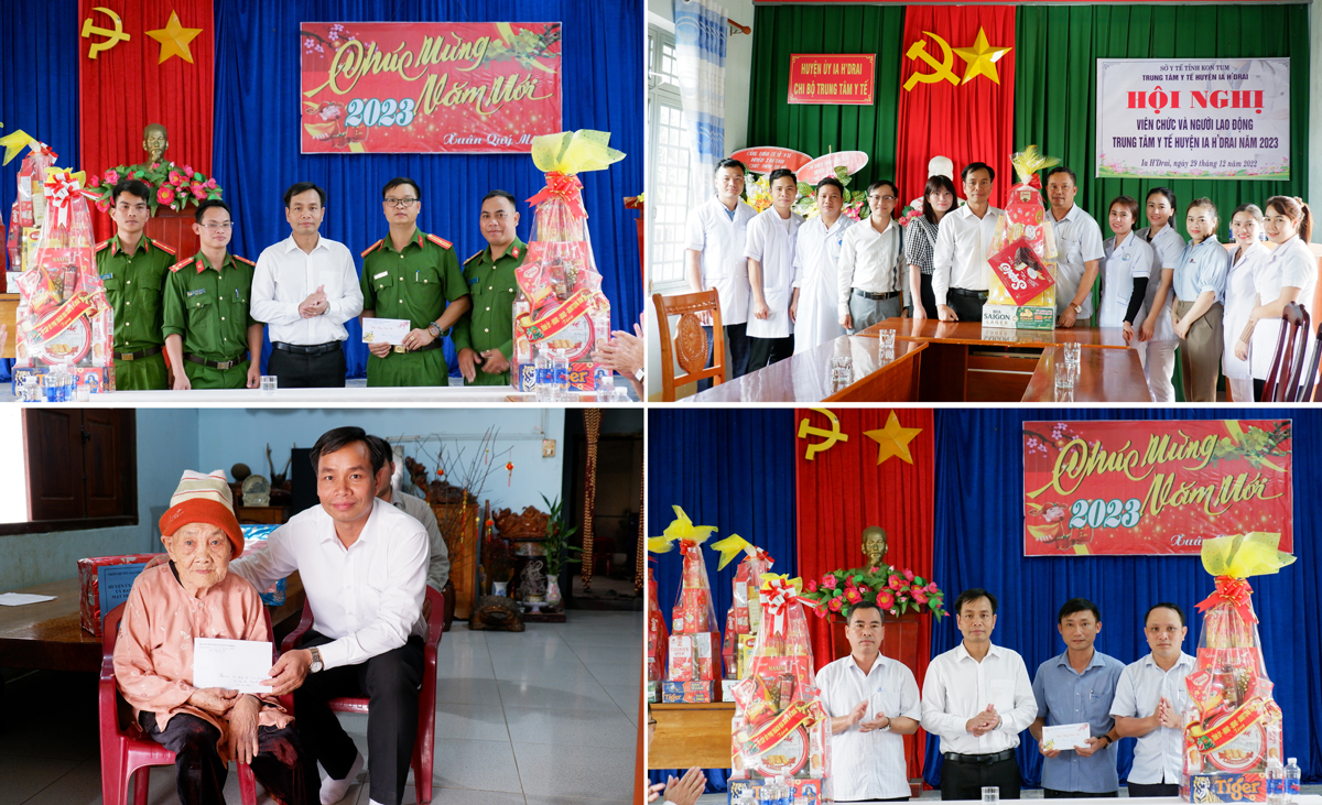 Đồng chí Phó Bí thư Thường trực Huyện ủy thăm, chúc Tết các đơn vị, địa phương và đối tượng người có công trên địa bàn