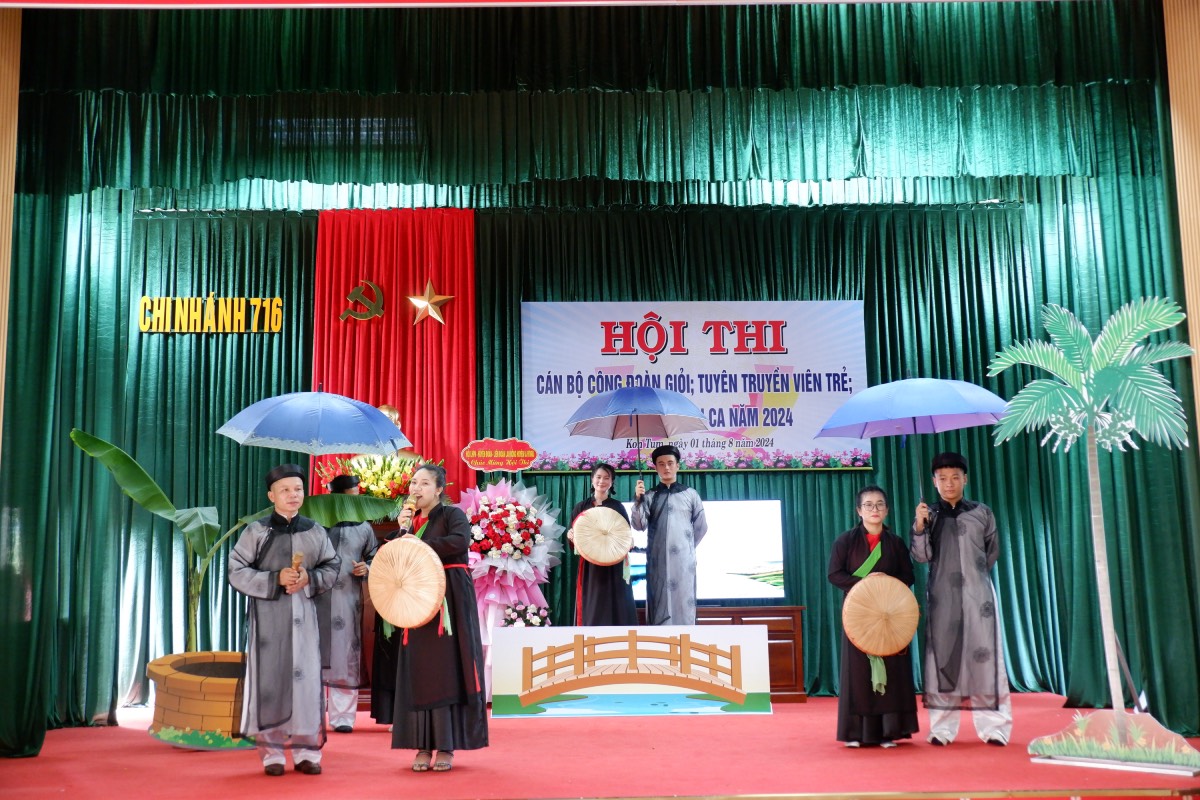 Hội thi cán bộ công đoàn giỏi; tuyên truyền viên trẻ; hát ru, hát dân ca năm 2024