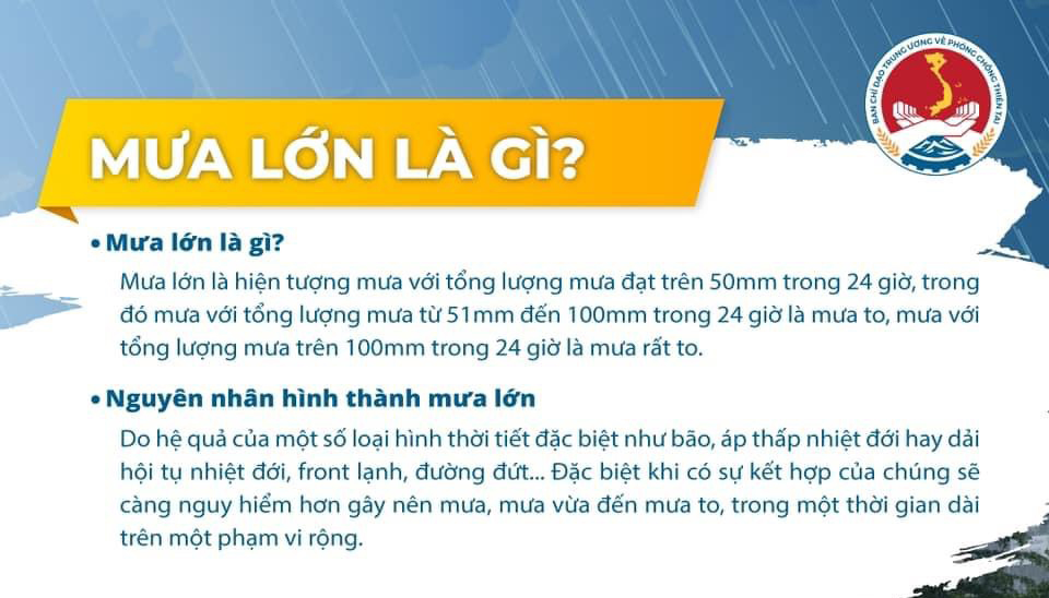 Mưa lớn là gì