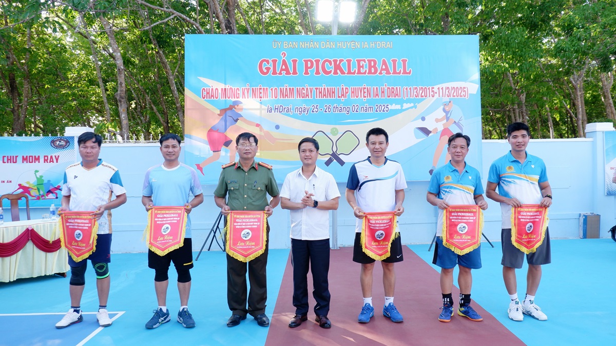 Khai mạc giải Pickleball huyện Ia H’Drai mở rộng năm 2025