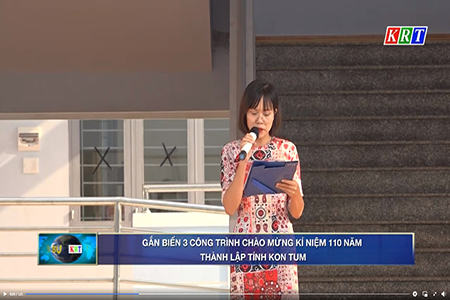 Gắn biển 3 công trình chào mừng kỷ niệm 110 năm thành lập tỉnh Kon Tum