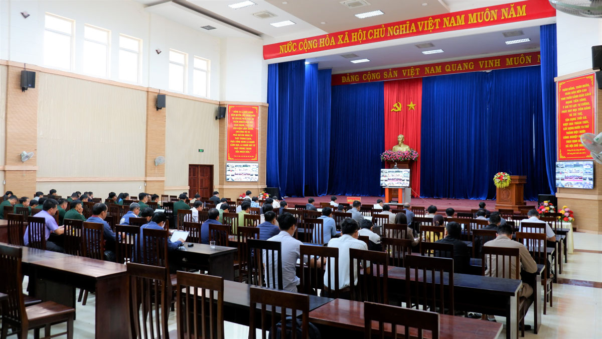 Hội nghị trực tuyến thông báo kết quả Hội nghị Trung ương khóa XIII, tháng 01/2025 và quán triệt các Nghị quyết, Kết luận của Đảng