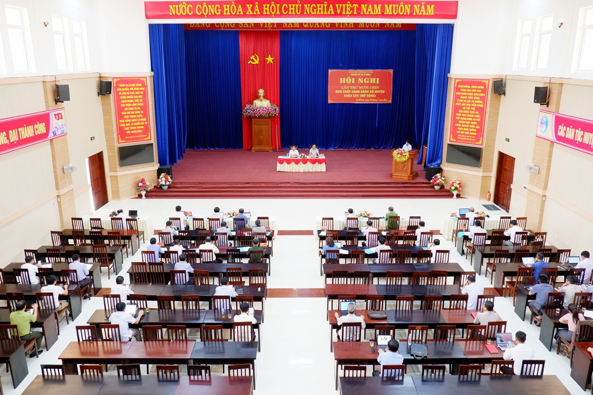 Hội nghị Ban Chấp hành Đảng bộ huyện lần thứ 19 (mở rộng)