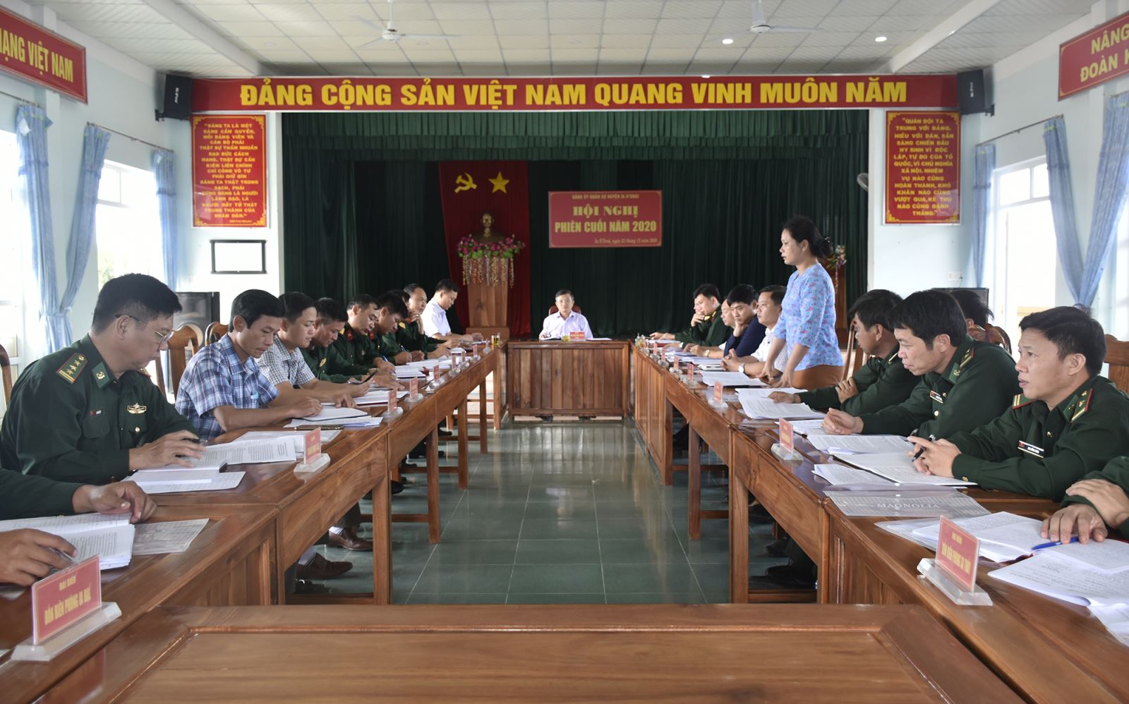 Hội nghị Đảng ủy quân sự phiên cuối năm 2020