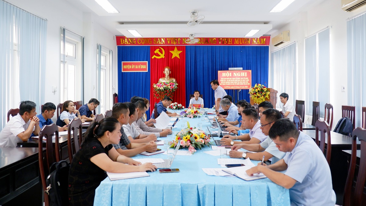 Hội nghị giao ban Khối Mặt trận Tổ quốc và các tổ chức chính trị - xã hội huyện năm 2024