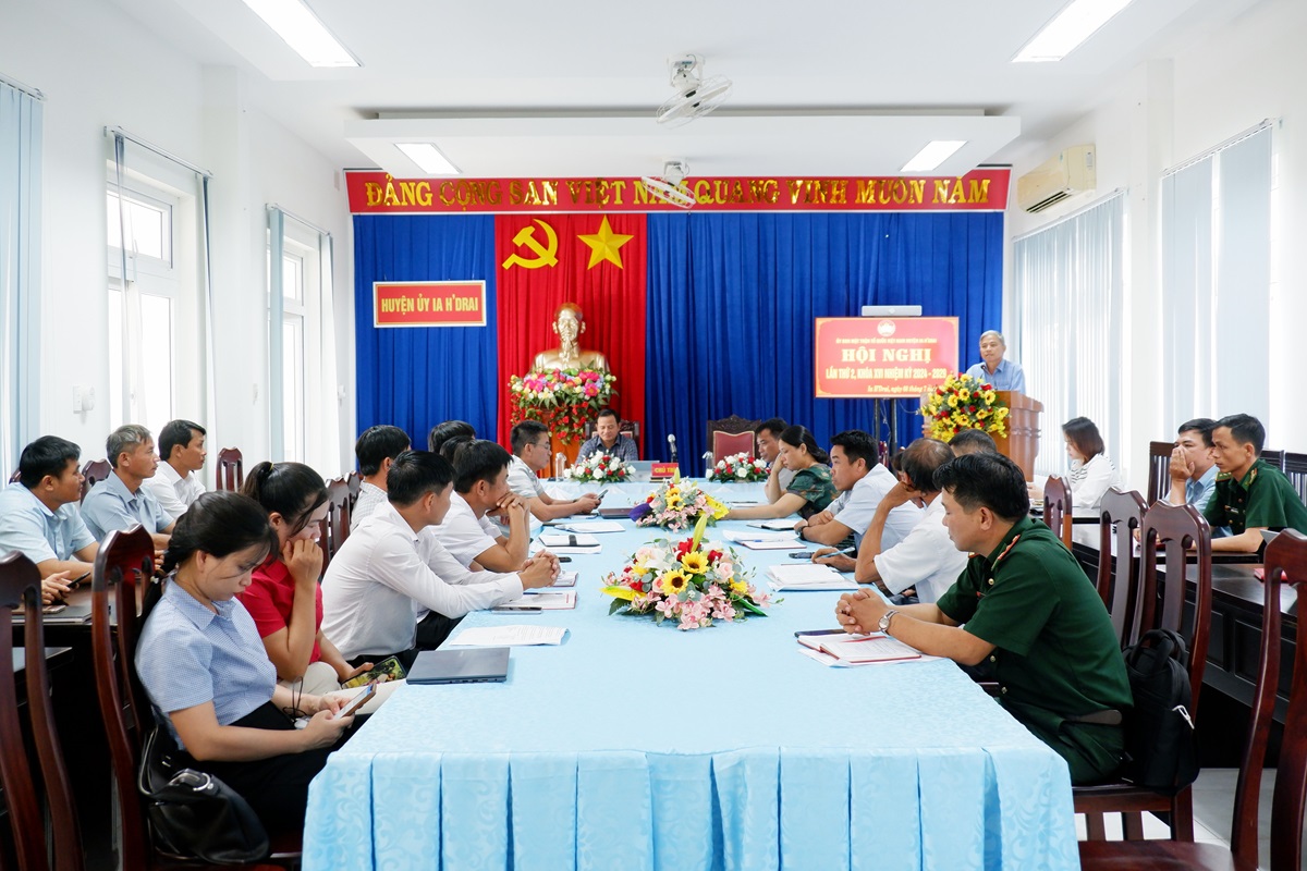 Hội nghị Ủy ban MTTQ Việt Nam huyện lần thứ 2, nhiệm kỳ 2024-2029
