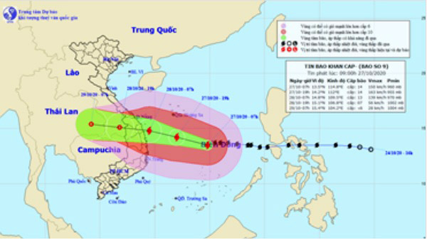 Thường trực Tỉnh ủy yêu cầu chủ động phòng, chống, ứng phó với cơn bão số 9