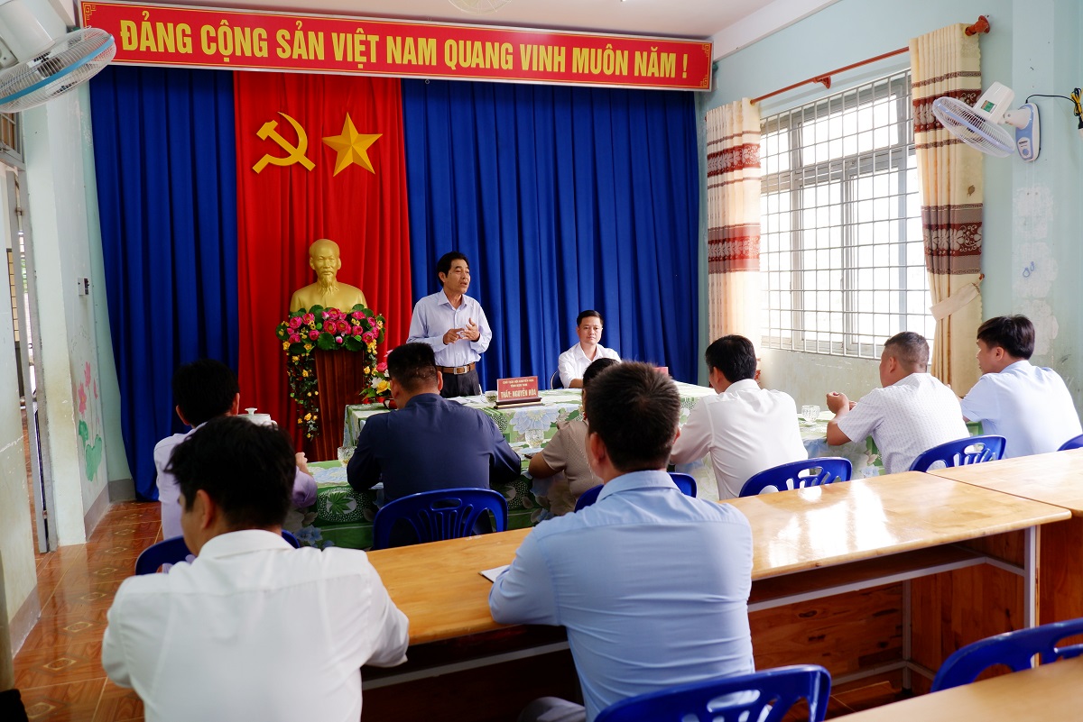 Hội Khuyến học tỉnh làm việc tại huyện Ia H'Drai