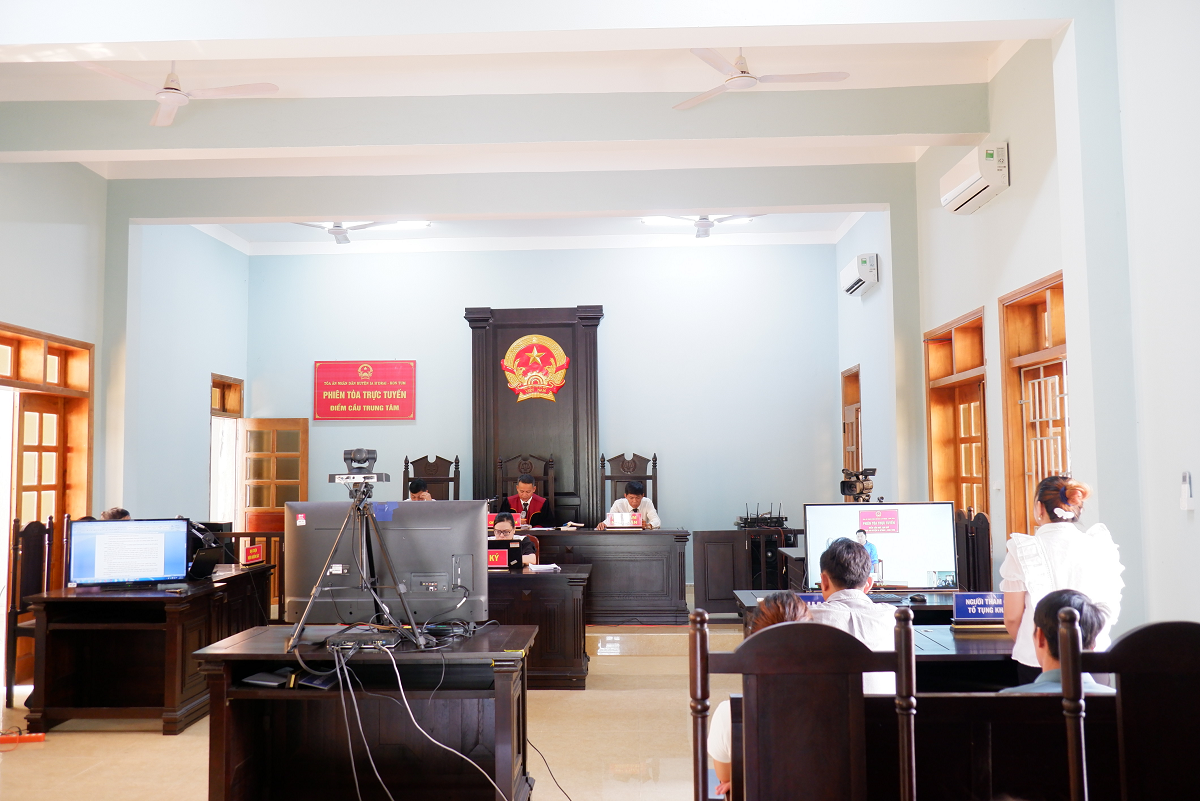 Xét xử trực tuyến vụ án “Cố ý gây thương tích”