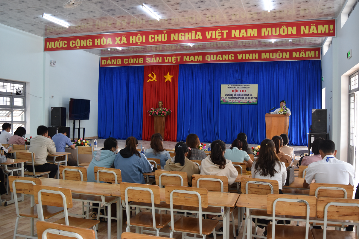 Khai mạc Hội thi Giáo viên dạy giỏi cấp huyện năm học 2022 – 2023