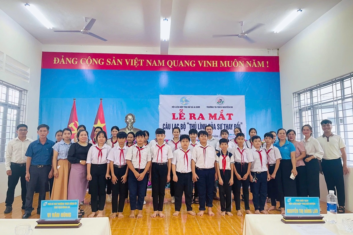 Ia Dom: Ra mắt Câu lạc bộ “Thủ lĩnh của sự thay đổi”