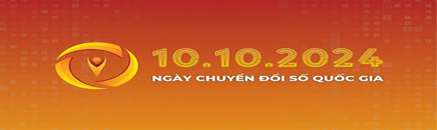 Bộ nhận diện hưởng ứng Ngày chuyển đổi số quốc gia 10.10.2024