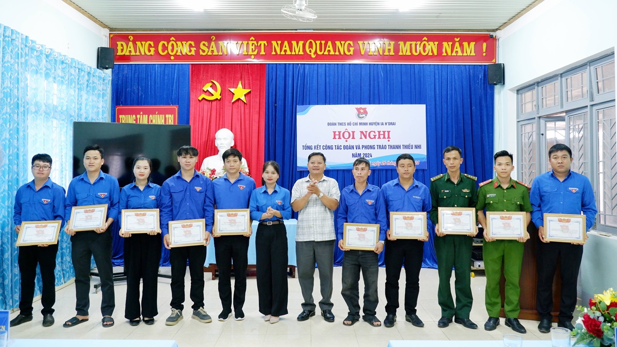 Ia H’Drai: Tổng kết công tác Đoàn và phong trào thanh thiếu nhi năm 2024