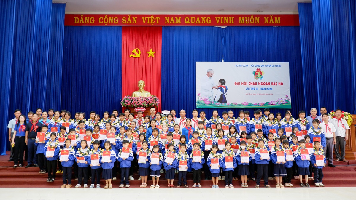 Đại hội Cháu ngoan Bác Hồ huyện Ia H’Drai lần thứ III, năm 2025