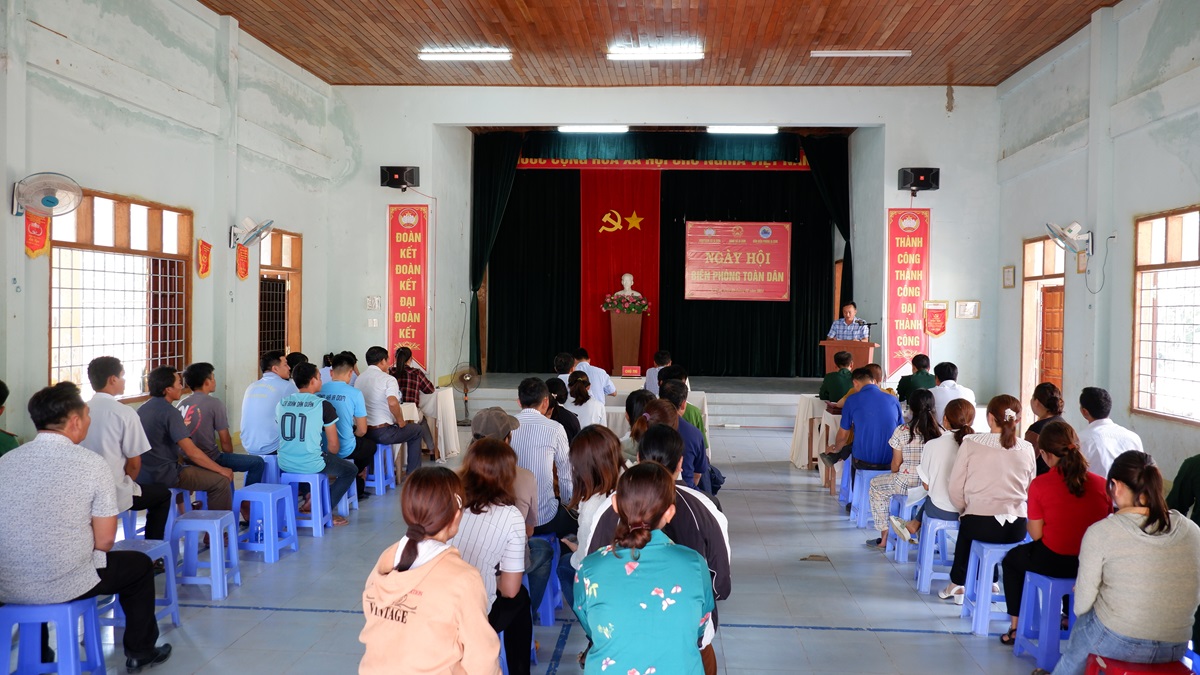Xã Ia Dom tổ chức Ngày hội Biên phòng toàn dân