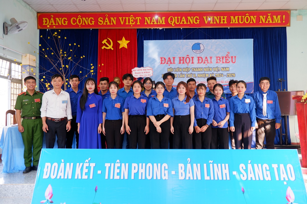 Đại hội đại biểu Hội LHTN Việt Nam xã Ia Tơi, nhiệm kỳ 2024-2029