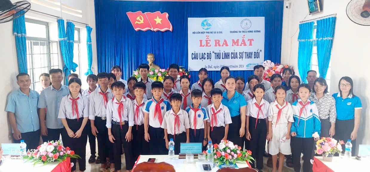 Lễ ra mắt Câu lạc bộ “Thủ lĩnh của sự thay đổi” tại xã Ia Đal