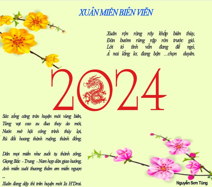 XUÂN MIỀN BIÊN VIỄN