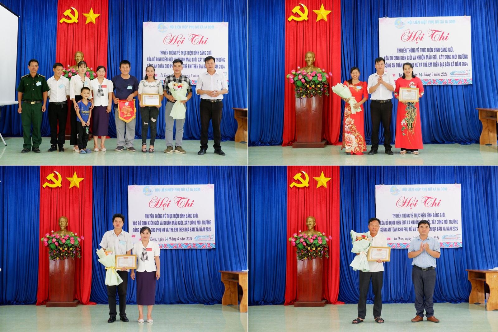 Ia Dom: Hội thi truyền thông về thực hiện “Bình đẳng giới, xóa bỏ định kiến và khuôn mẫu giới, xây dựng môi trường sống an toàn cho phụ nữ và trẻ em” năm 2024
