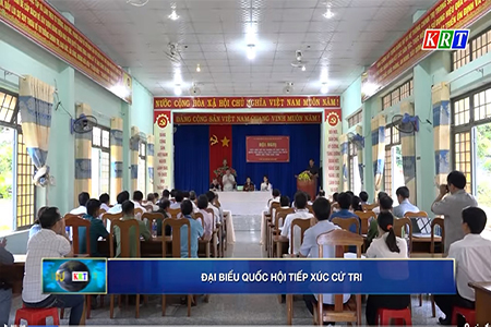 Đại biểu Quốc hội tiếp xúc cử tri tại huyện Ia H'Drai