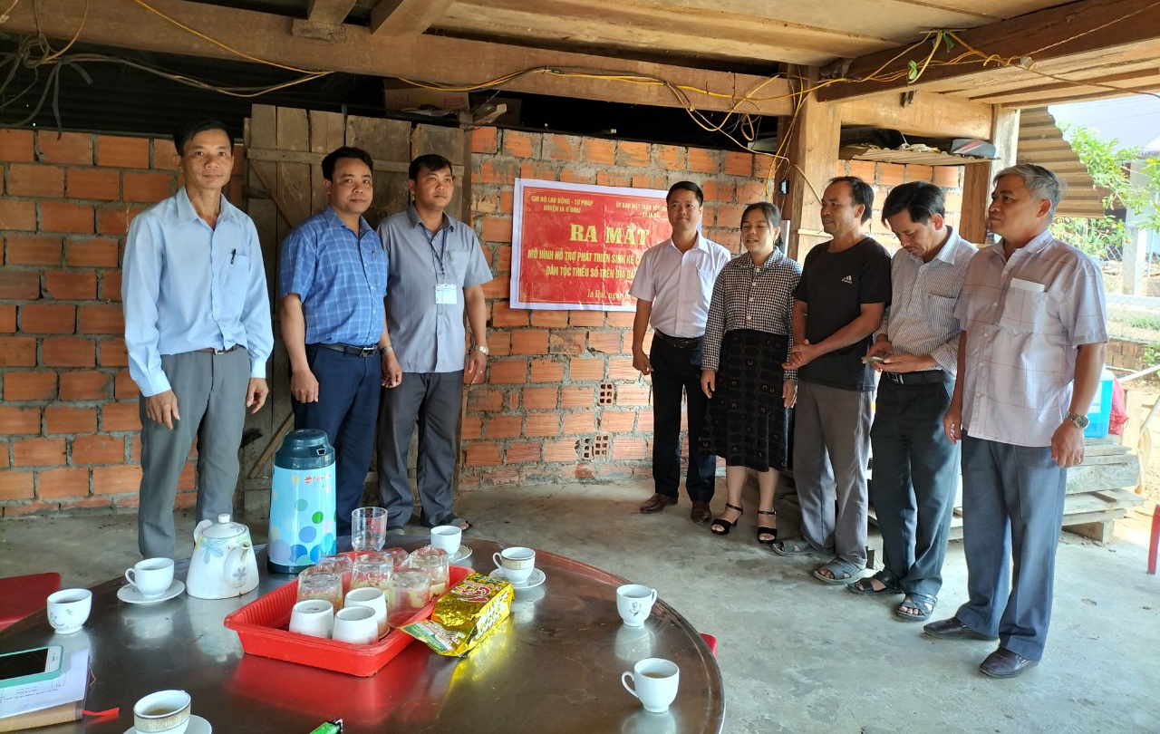 Ra mắt mô hình hỗ trợ phát triển sinh kế cho hộ đồng bào dân tộc thiểu số