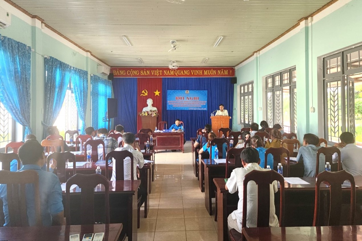 Hội nghị Ban Chấp hành Liên đoàn Lao động huyện Ia H’Drai lần thứ 2 (mở rộng) khóa VI, nhiệm kỳ 2023-2028