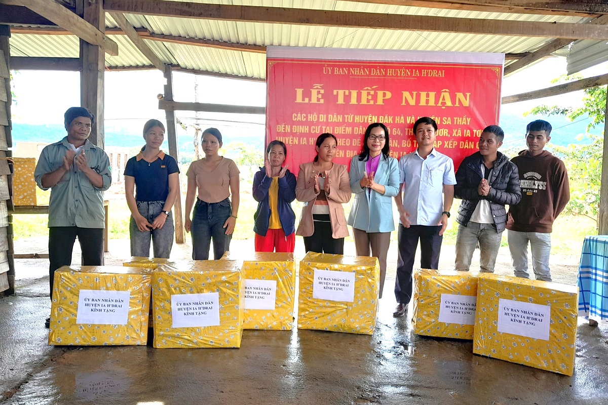 Ia H'Drai: Bố trí, sắp xếp 100% hộ dân theo Đề án 285