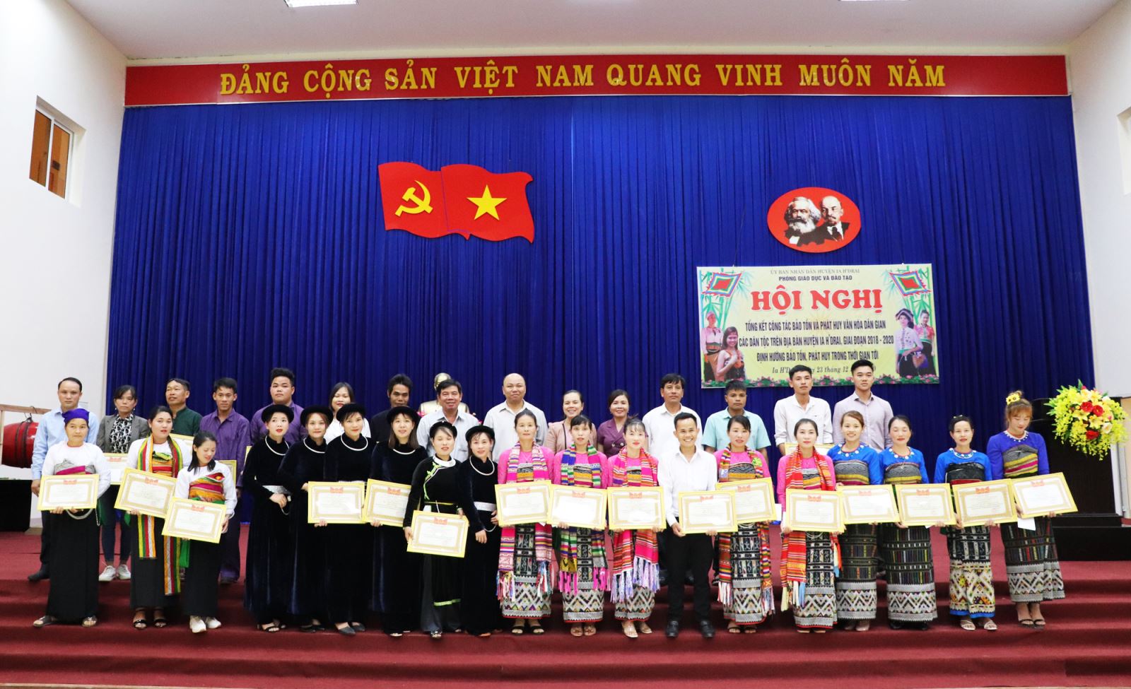 Huyện Ia H'Drai tổ chức Hội nghị tổng kết công tác bảo tồn và phát huy văn hóa dân gian các dân tộc trên địa bàn huyện giai đoạn 2018 – 2020